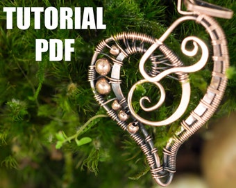 Pendentif enroulé cheval dans le coeur TUTORIEL