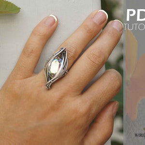 DIY gift for sister, Wire Wrap jewelry, wire ring tutorial