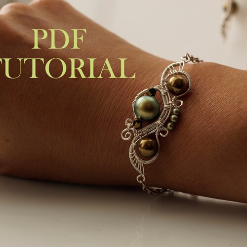 Wire Wrapping PDF Tutorial Step by Step Wire Wrap Jewelry Etsy