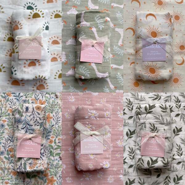 Large Muslin Blanket Etsy UK