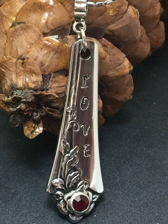 Spoon Jewelry Necklacesilverware Jewelry Necklace Silver Etsy
