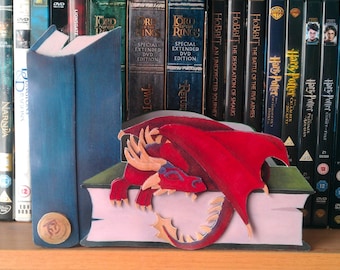 Bedtime Stories - Dragon Greeting Card (3D Decoupage)