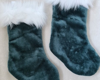 Christmas Stocking ~ Spruce Green