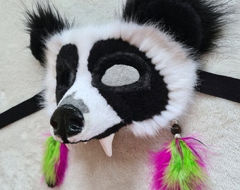 動物マスク - パンダ - Etsy 日本