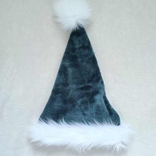 Spruce Green - Santa Hat (Luxury faux fur) Norwegian  Spruce Christmas Tree Edition