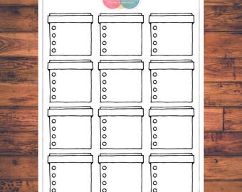 BUJO To Do List Planner Stickers, Bullet Journal, Doodle Planner Stickers (B021)