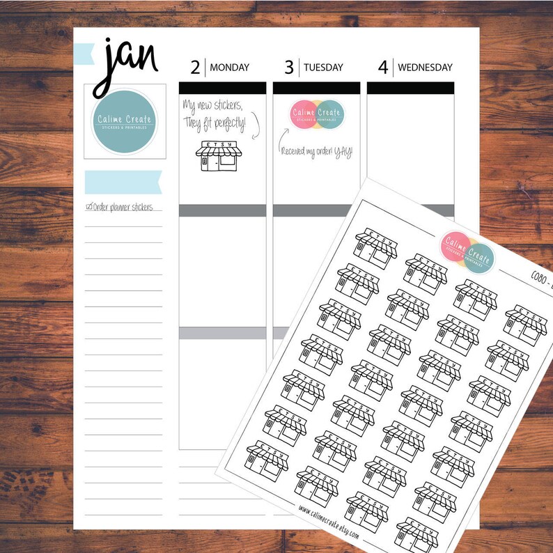Etsy Shop planner stickers doodle planner stickers Etsy Etsy Nederland