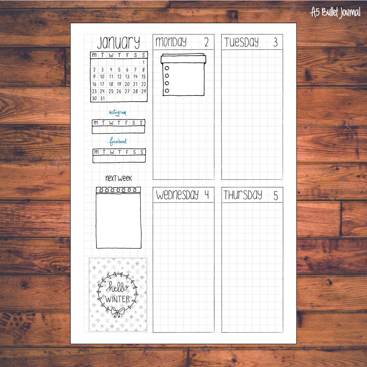 BUJO To Do List Planner Stickers, kogel Journal, Doodle Planner ...