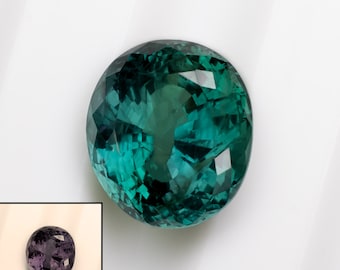 4.16Ct Gia Certified Alexandrite Green Purple Color Change Oval Shape Loose 4Ct (18793)