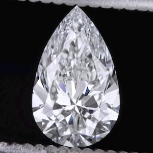 4 Carat Lab Created Diamond E VS1 Igi Certified Pear Cut Teardrop Shape Loose (lg-dia-pear-4-evs1)