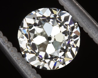 1.5 Carat Certified J Si1 Old European Cut Diamond Vintage Loose Natural Mine (18244)