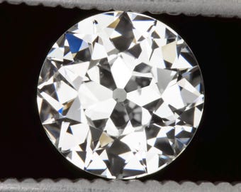 1.5Ct Old European Cut Diamond 7.5Mm Gia Certified H Si2 Loose Natural Vintage (25042)