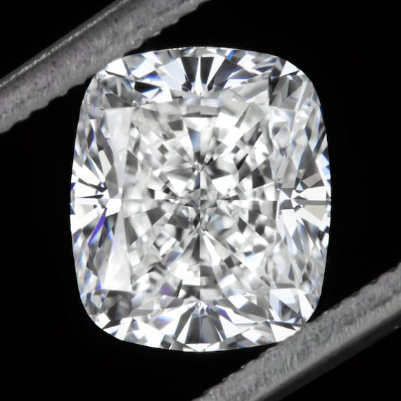 2Ct Lab Created Diamond F Vs2 Igi Certified Elongated Cushion Shape Cut Loose (lg-dia-lcush-2-fvs2)