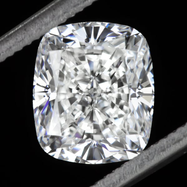 Elongated Cushion Cut Lab Created Diamond Etsy