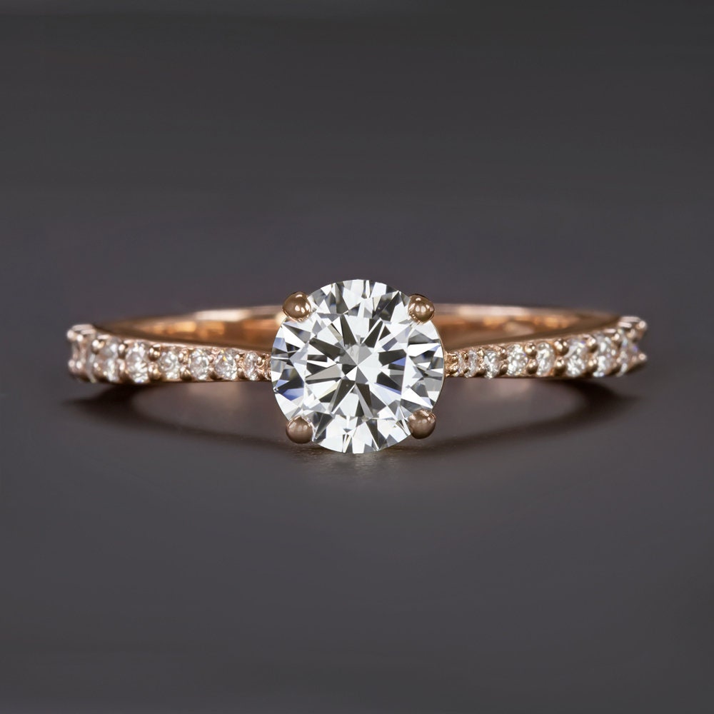 1 Carat Gia Certified I Si2 Diamond Engagement Ring Very Good
