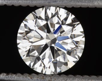 Diamante natural suelto de 1,41 quilates con certificación GIA, talla brillante redonda excelente 3X, color H, claridad Si2 (21646)
