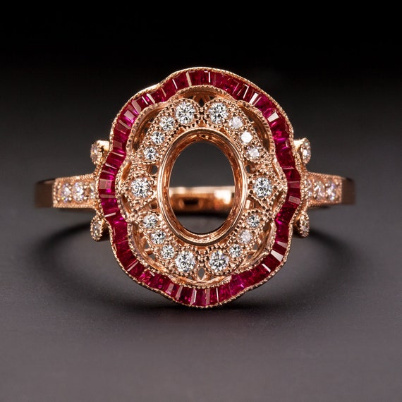 oval semi mount