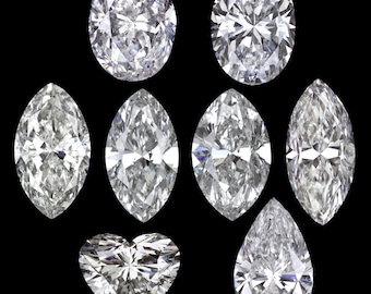 5.62Ct Loser Diamant 8 Stein Paket Oval Marquise Herz Birnenform Lot Natural (18908)