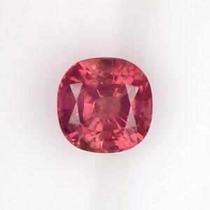 2Ct Agl Certified Padparadscha Sapphire Orange Pink Natural Cushion Shape Loose (18005)