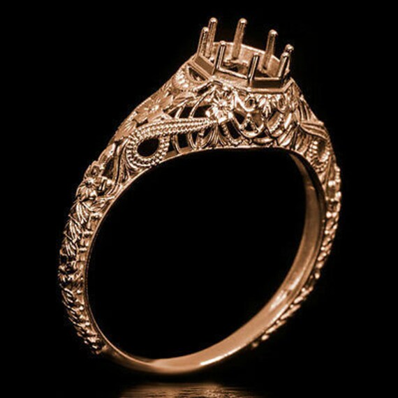 Filigree ring mountings sale