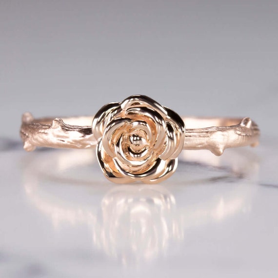 Rose blossom ring hot sale