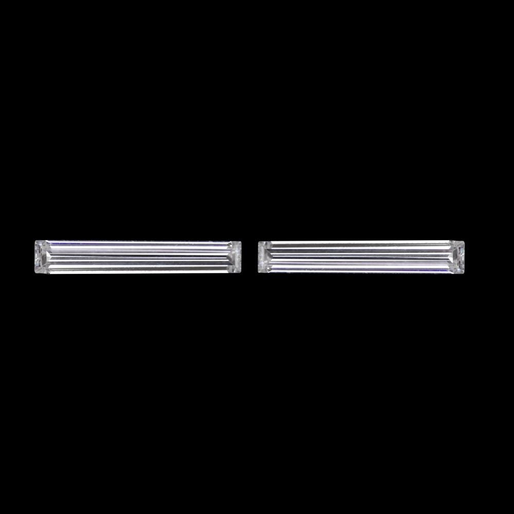 5,8 mm langer Baguetteschliff Diamant Passendes Paar F Vs lose Akzentsteine 0,08Ct (22007)