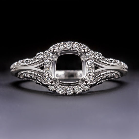 Filigree ring setting discount