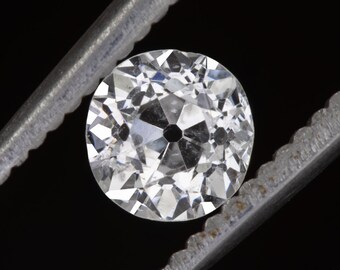 0.72Ct Old European Cut Diamond F Si2 Loose Natural Vintage Estate 3/4 Carat (19360)