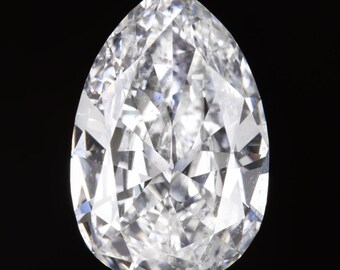 5.11Ct Pear Shape Diamond Certified F Si2 Loose Natural Teardrop Engagement 5Ct (19184)