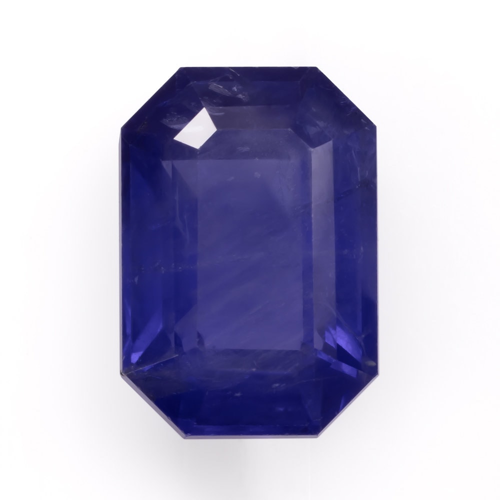 9.42C Gia Certified Sapphire Emerald Shape Cut Loose Blue
