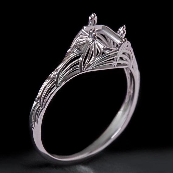 Filigree engagement hotsell ring settings