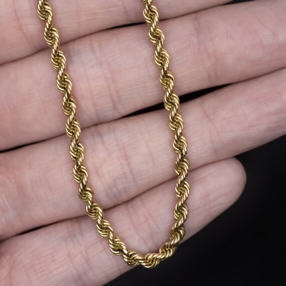 Solid 18K Yellow Gold 33 Gram Twisted 