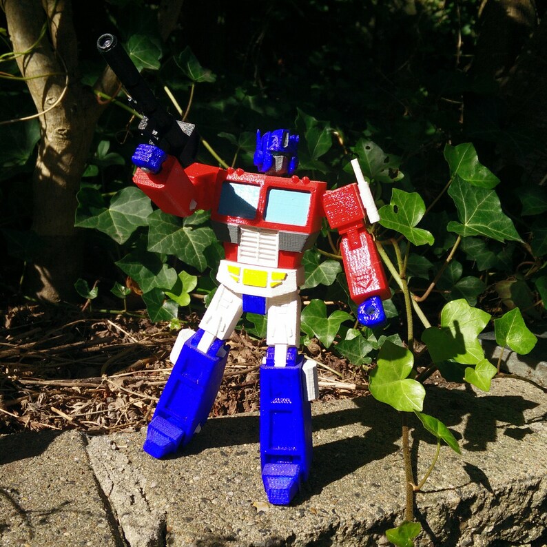 Optimus Prime Transformers G1 3d Printed Voyager Sized Action Etsy