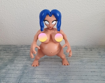 chibi erotic chubby anime manga bbw belly big girl cartoon character round alien sister nude naked sensual butt fatgirl Painted