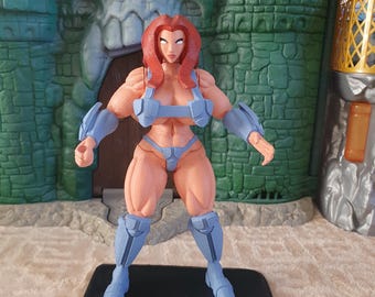 Shasuna armored barbarian goddess queen curvy thick female girl figure woman sexy erotic