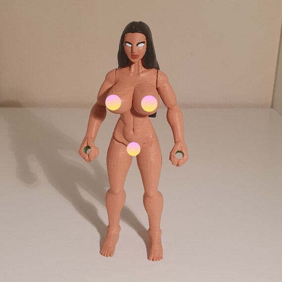 Sexy female muscle 3d art erotic-hot Nude