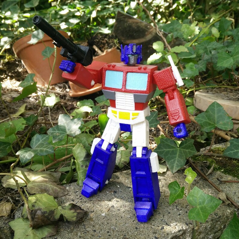 Optimus Prime Transformers G1 3d Printed Voyager Sized Action Etsy