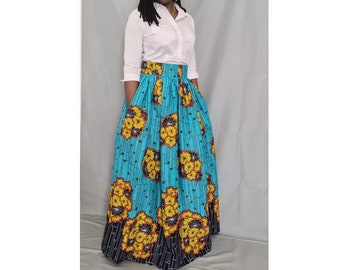 Ankara maxi skirt