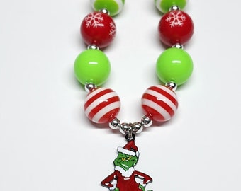 Grinch Chunky Necklace