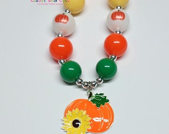 Fall Pumpkin Necklace