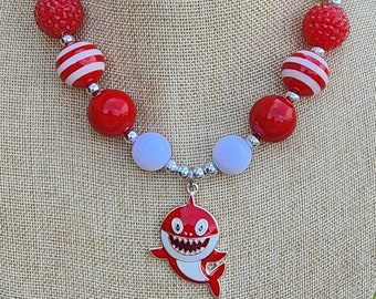 Red Shark Necklace