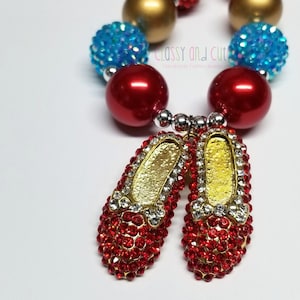 Ruby Slippers Necklace