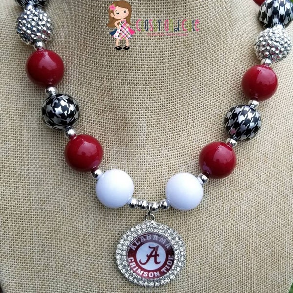 Alabama Football Necklace *See description