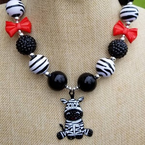 Zebra Necklace
