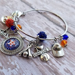 Baseball Bangle Bracelet