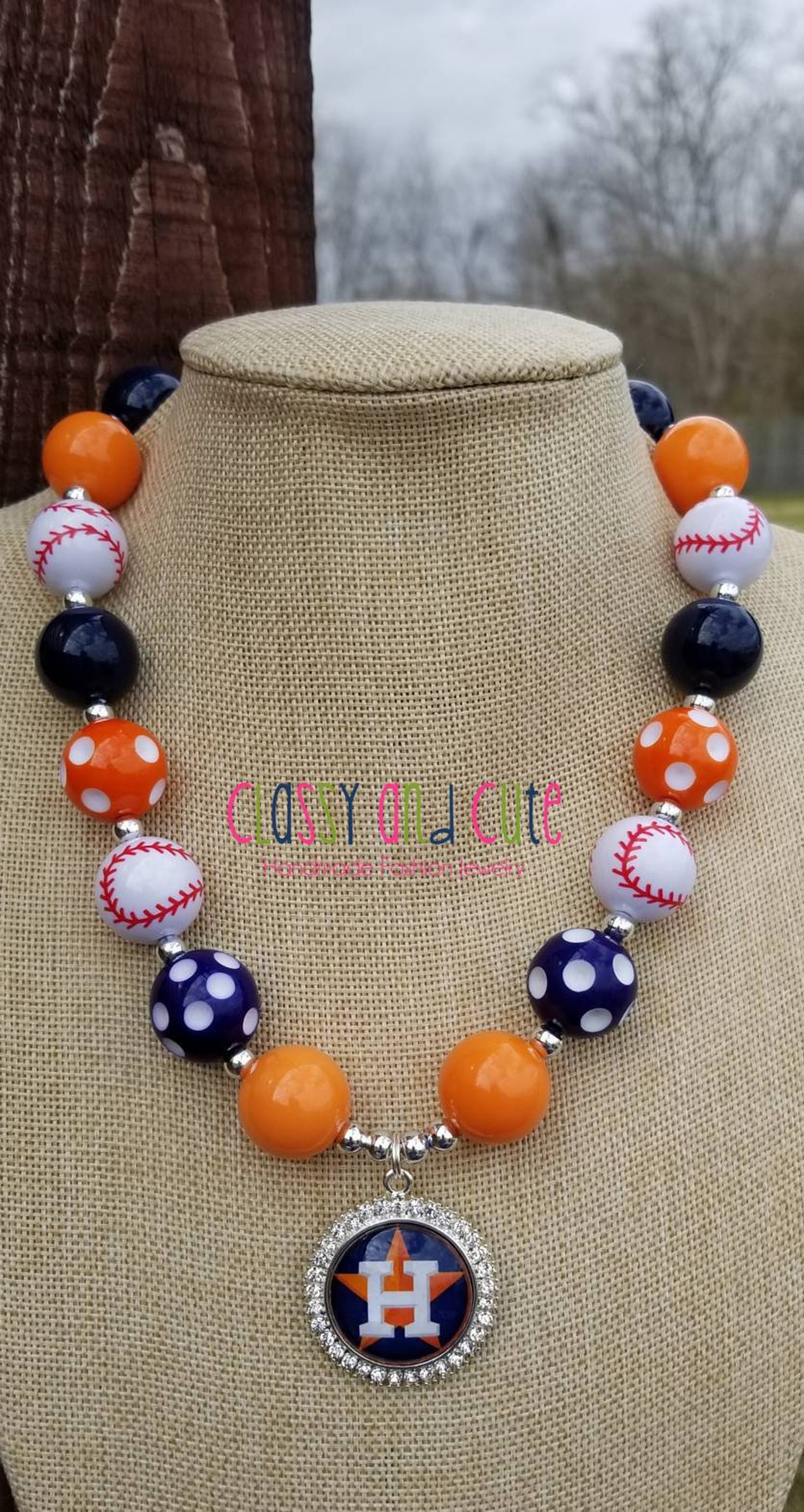 Astros Necklace Etsy