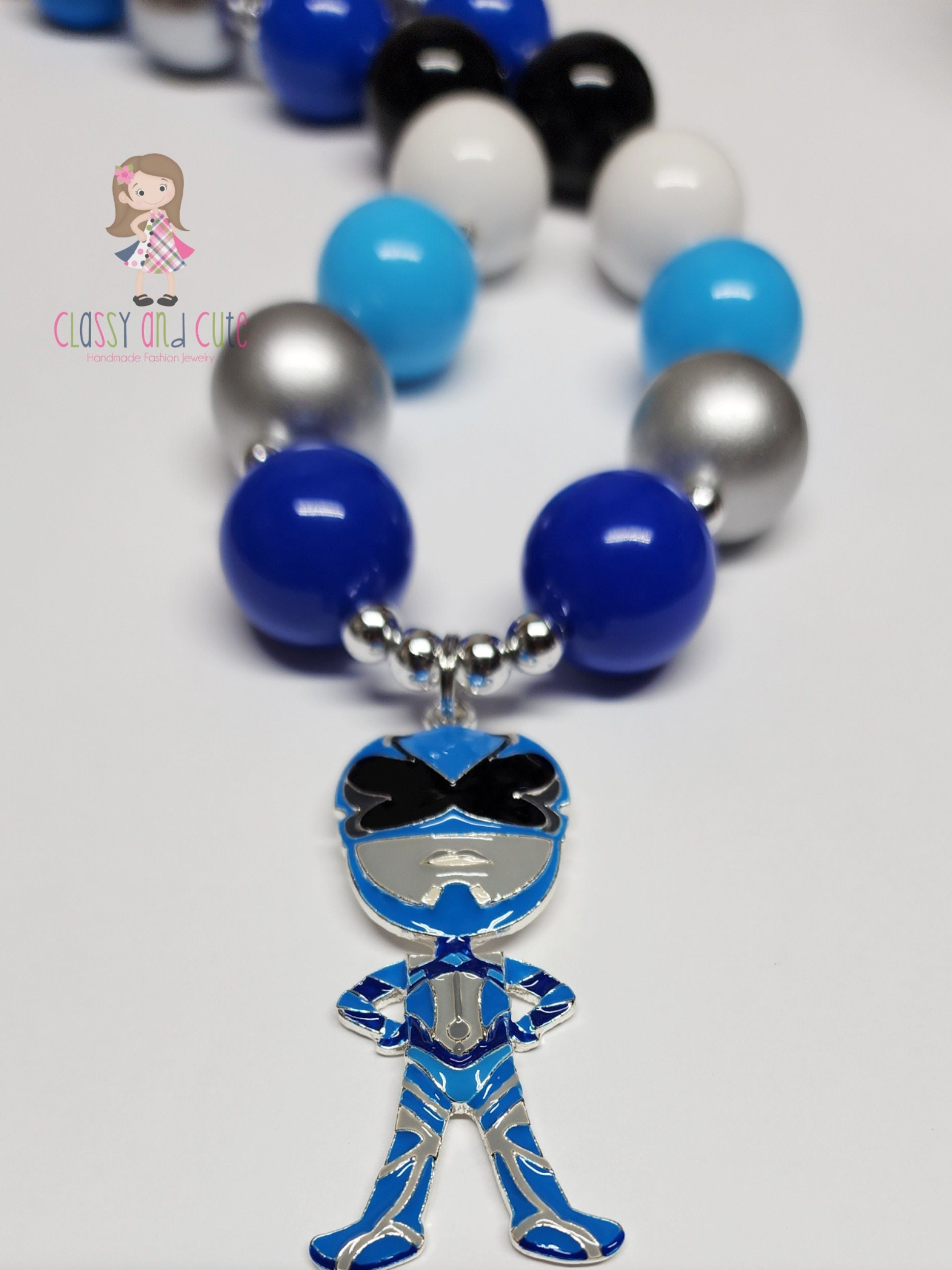 Blue Ranger Necklace - Etsy