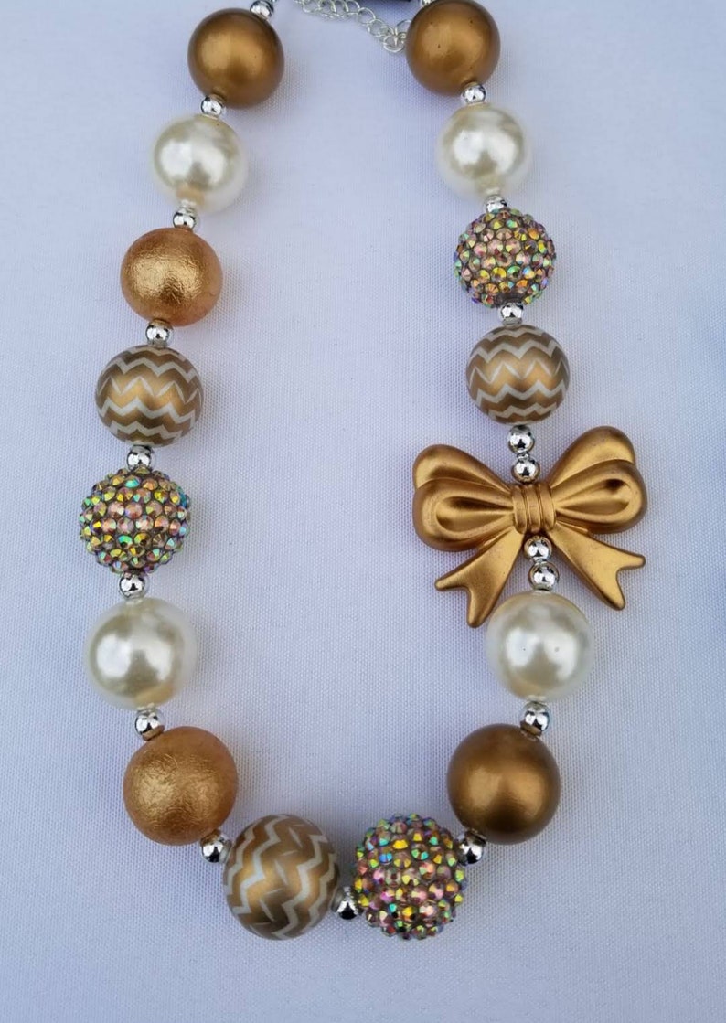 Gold Bow Necklace