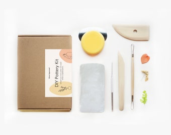 DIY Keramik Kit, Air Dry Clay Kit, Haus Geschenk, Haus & Handwerk Geschenke, Muttertagsgeschenk