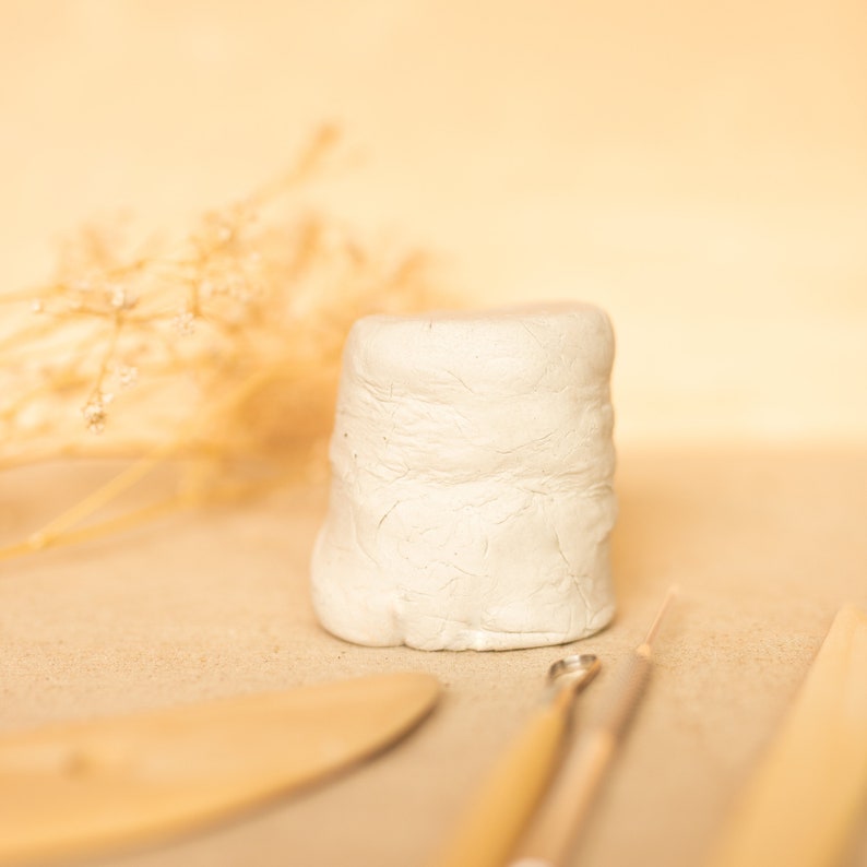 Kit de poterie à faire soi-même, kit d'argile séchée à l'air, cadeau pour la maison, cadeaux pour la maison et le bricolage, cadeau de fête des mères image 3